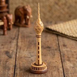 Lotus tower wooden 30cm